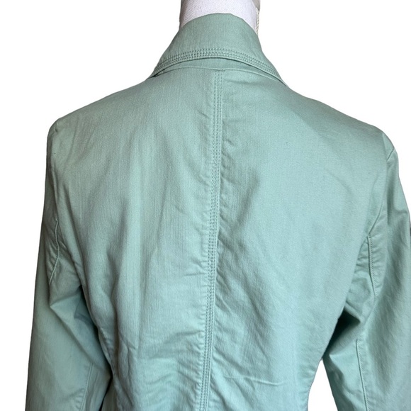 L.L. BEAN Women's Seafoam Green Blazer Jacket 3-Button Classic Size Small - Picture 8 of 17